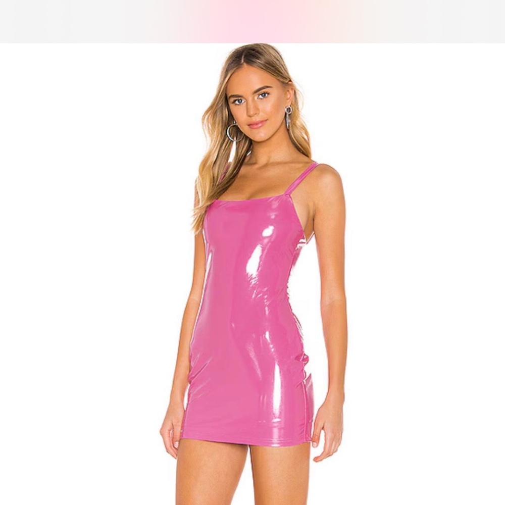 Superdown Shiny Pink Dress